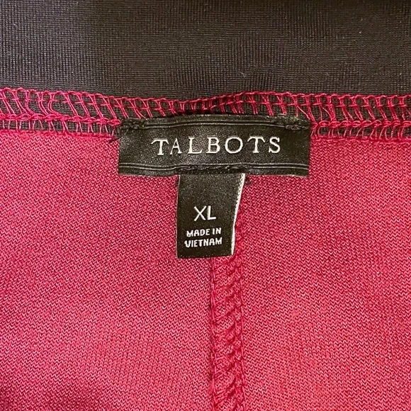 Talbots Luxe Velour High Waist Leggings Sz XL - Picture 6 of 10